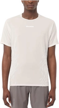 Salomon Sense Aero SS Tee GFX M Whisper White Kurzarm-T-Shirt
