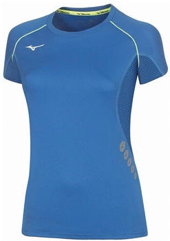 Mizuno Wom Premium Tee Damen Laufshirt blau
