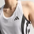 Adidas ADIZERO ARCHIVE Laufsinglet weiss