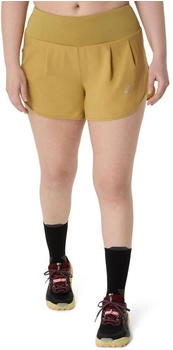 Asics road 5in laufshorts caramel