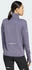 Adidas Laufshirt CLIMAWARM Reißverschluss bis zur Brust preloved violet
