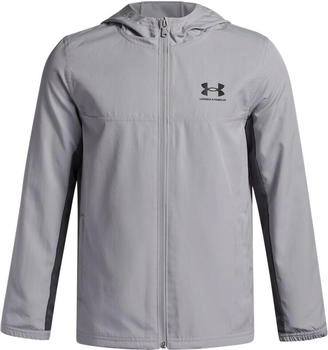 Under Armour Softshelljacke B Rival Woven Jacke grau 011