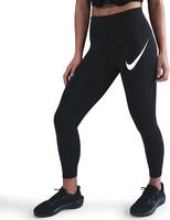 Nike HV2304-010, Nike Tempo Swoosh Run Leggings Damen - schwarz/wei&szlig; - XS