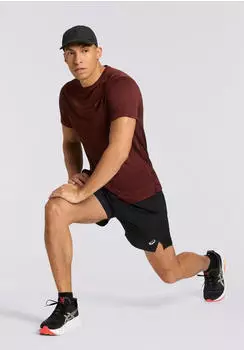 Asics Core SS Top (2011D221) dark red planet