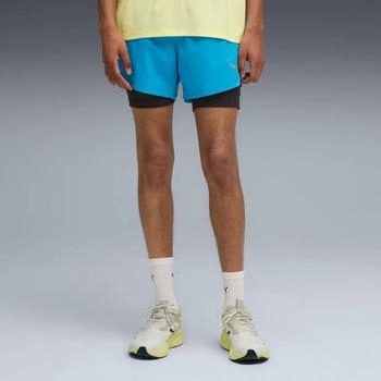 Puma Run Ultraweave 2IN1 Short speed blau schwarz