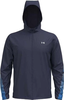 Under Armour Velociti Storm Kapuzenjacke blau schwarz