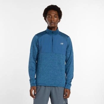 New Balance Athletics Heat Grid Zip Sweat- Trainingsjacke blau