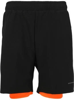 Endurance Shorts 'Herlent' orange schwarz