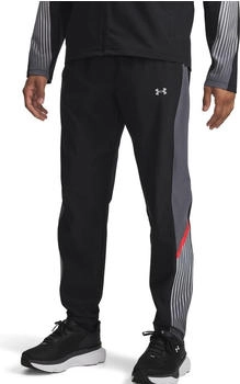 Under Armour Velociti Storm wasserabweisende Laufhose schwarz castlerock reflektierend 001