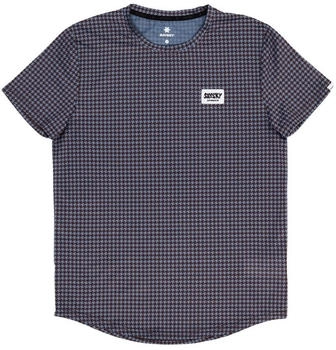 SAYSKY Houndstooth Combat T-Shirt blau