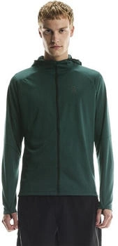 On Laufjacke Climate Zip Hoodie blau schwarz