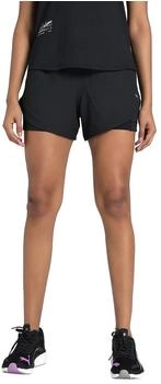Puma Ultraweave 2in1 4in Laufshorts schwarz