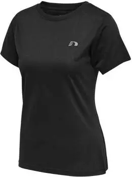 Newline Statement Funktionsshirt schwarz