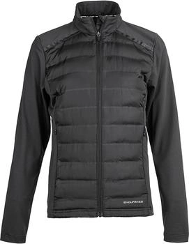 Endurance Laufjacke Reitta wärmenden Stepp-Einsätzen schwarz