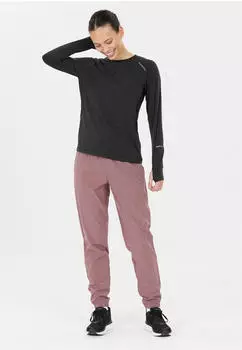 Endurance Joan L S Midlayer Laufshirt schwarz