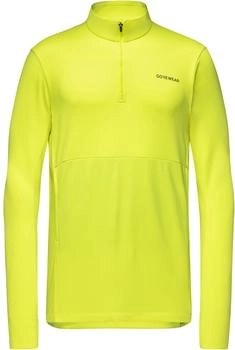 Gore Laufshirt TRAINIING THERMO ZIP LS neongelb