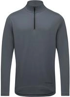 GOREWEAR 101093-BZ00, GOREWEAR Herren Laufshirt EVERYDAY MID 1/4 ZIP LS L dunkelgrau