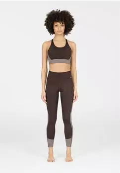 Athlecia Aspasia Color Block Tights chocolate torte 1294