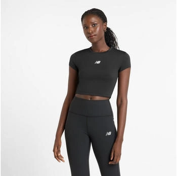 New Balance Harmony Fitted T-Shirt black