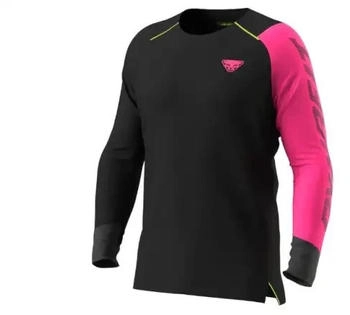 Dynafit DNA Langarmshirt (71804) rosa/schwarz