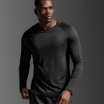 2XU Aero Mesh Langarmshirt schwarz