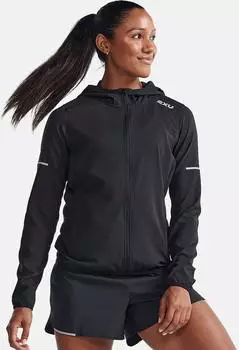 2XU Aero Kapuzenjacke (WR7205A-BLK/SRF) schwarz