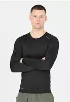 Langarmshirt ENDURANCE "Power", Herren, Gr. S, schwarz, 90% Polyester, 10% Elasthan,