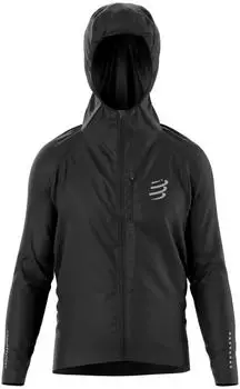 Compressport Thunderstorm wasserdichte Laufbekleidung schwarz