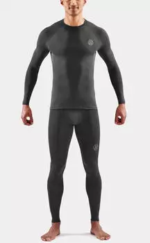 Skins Series-1 Langarmshirt Herren (SK-SW00200059001) schwarz