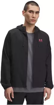 Under Armour Stretch Woven Men's Windbreaker (6003001) black/racer red