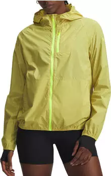 Under Armour Launch Lightweight Windbreaker Jacke Damen (1381881) yellow shade/high vis yellow