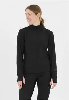 Endurance Pulasan Trainingsjacke mit integrierten Daumenschlaufen schwarz