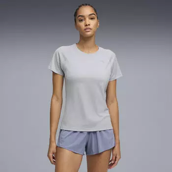 Puma VELOCITY Lauf-T-Shirt Damen Kleidung Grau Gray (526578_82)
