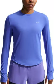 Nike Swift UV Lauf-Longsleeve mit Rundhalsausschnitt und Dri-FIT-Technologie (Damen) - Blau (EU - ) HQ0503-570