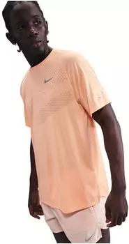 Nike Stride Dri-FIT ADV Kurzarm-Laufoberteil (Herren) - Orange HV5203-734