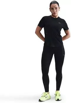 Nike Swift 7/8-Lauf-Leggings mit hohem Bund und reflektierenden Elementen (Damen) - Schwarz (EU - ) HV2287-010