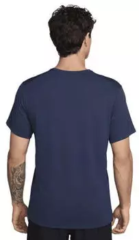 Nike Miler Dri-FIT UV Kurzarm-Laufoberteil für Herren Blau DV9315-410