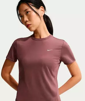 Nike Swift Dri-FIT Kurzarm-Laufoberteil (Damen) - Lila (EU - ) HM9698-502