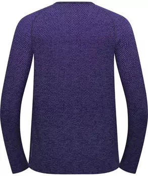 Odlo Essential Seamless Herren Shirt (313932-11003) shadow melange – Odlo Essential Seamless Herren Laufshirt – reflektierende Elemente für sichere Trainingseinheiten