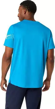 Asics Icon SS Top (2011D458) aegean blue/cream