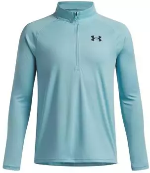 Under Armour UA Tech 2.0 Shirt half Zip Youth (1363286) blue haze/black