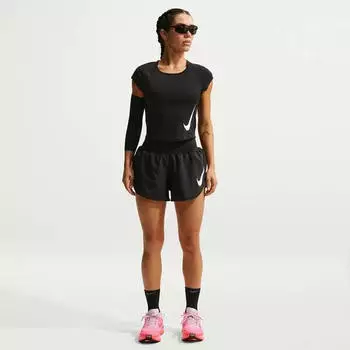 Nike Dri-FIT Tempo Race Shorts Damen (IF1473) schwarz/reflective silv/weiß