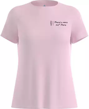 Odlo Essential Print Graphic Kurzarm Shirt Damen (316041) hyper pink
