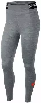 Nike One Tights Damen (CJ3468) iron grey/heather/black/safety orange