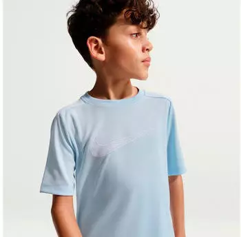 Nike Multi Dri-FIT Trainingsshirt (IF2430-407) hydrogen blue/wei&szlig;