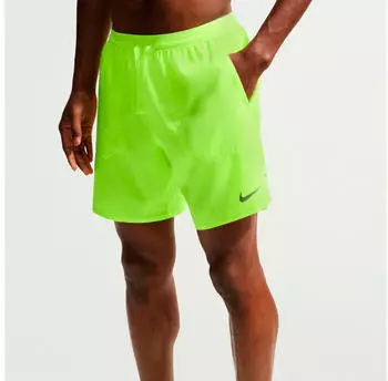 Nike Stride Dri-FIT 18 cm Laufshorts mit integriertem Slip (IF2046-737) volt ice/gelb