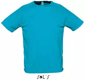 Sol's Sporty Performance T-Shirt Kurzarm Rundhals (PC303) aqua