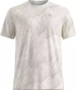 Odlo Zeroweight Chill-Tec Print Funktionsshirt Herren (316062) beige