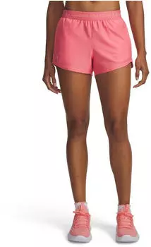 Under Armour Fly By 2in1 Short (1382438-602) bittersweet pink