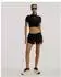 Under Armour HeatGear Cropped Mock Kurzarm Funktionsshirt